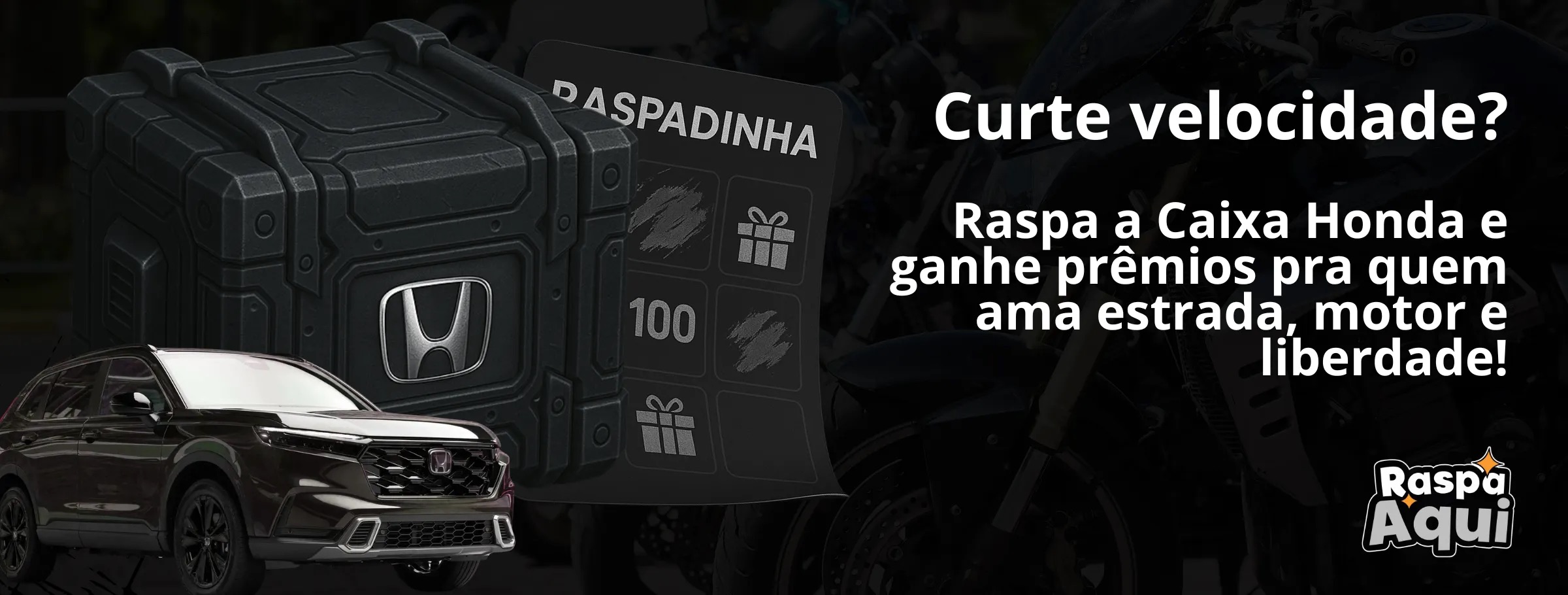 Banner Raspadinha Honda
