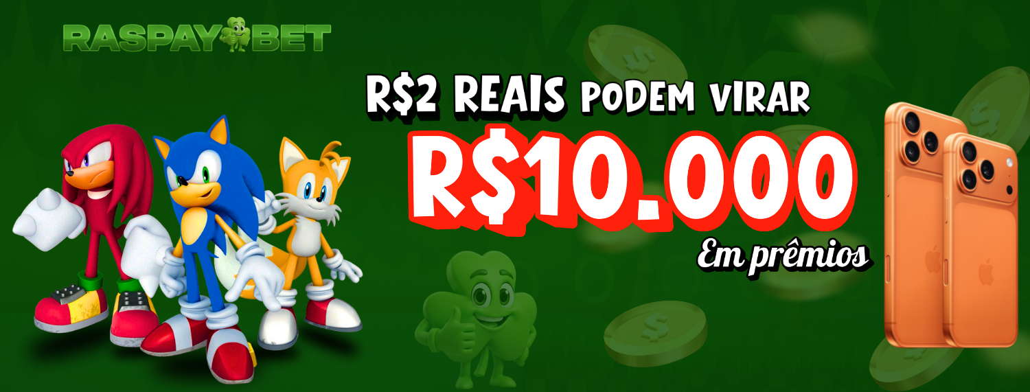 Banner Raspadinha Sonic